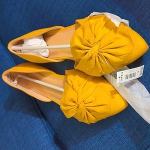 Twist bow dorsay flat